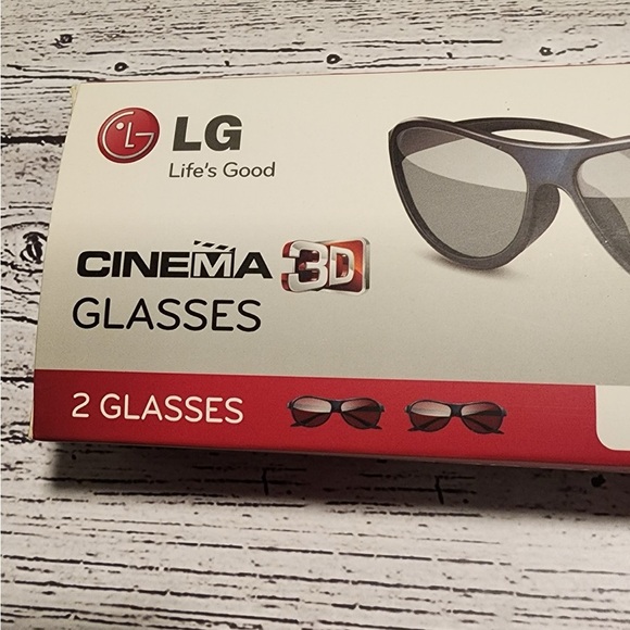 LG Cinema 3D Glasses AG-F310 Bundle 2 Glasses New In Box - Picture 2 of 3